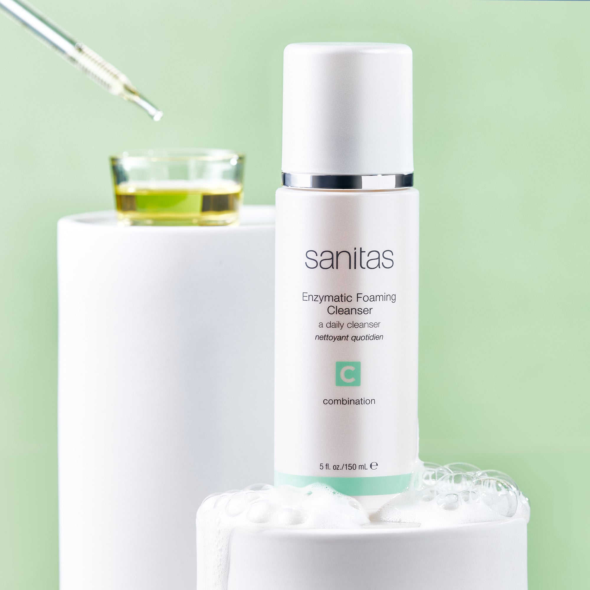 Enzymatic Foaming Cleanser
