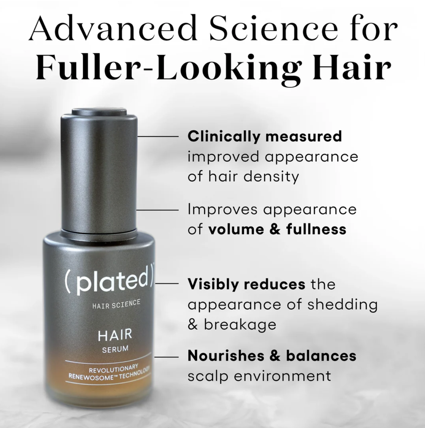 Plated Skin Science HAIR Serum