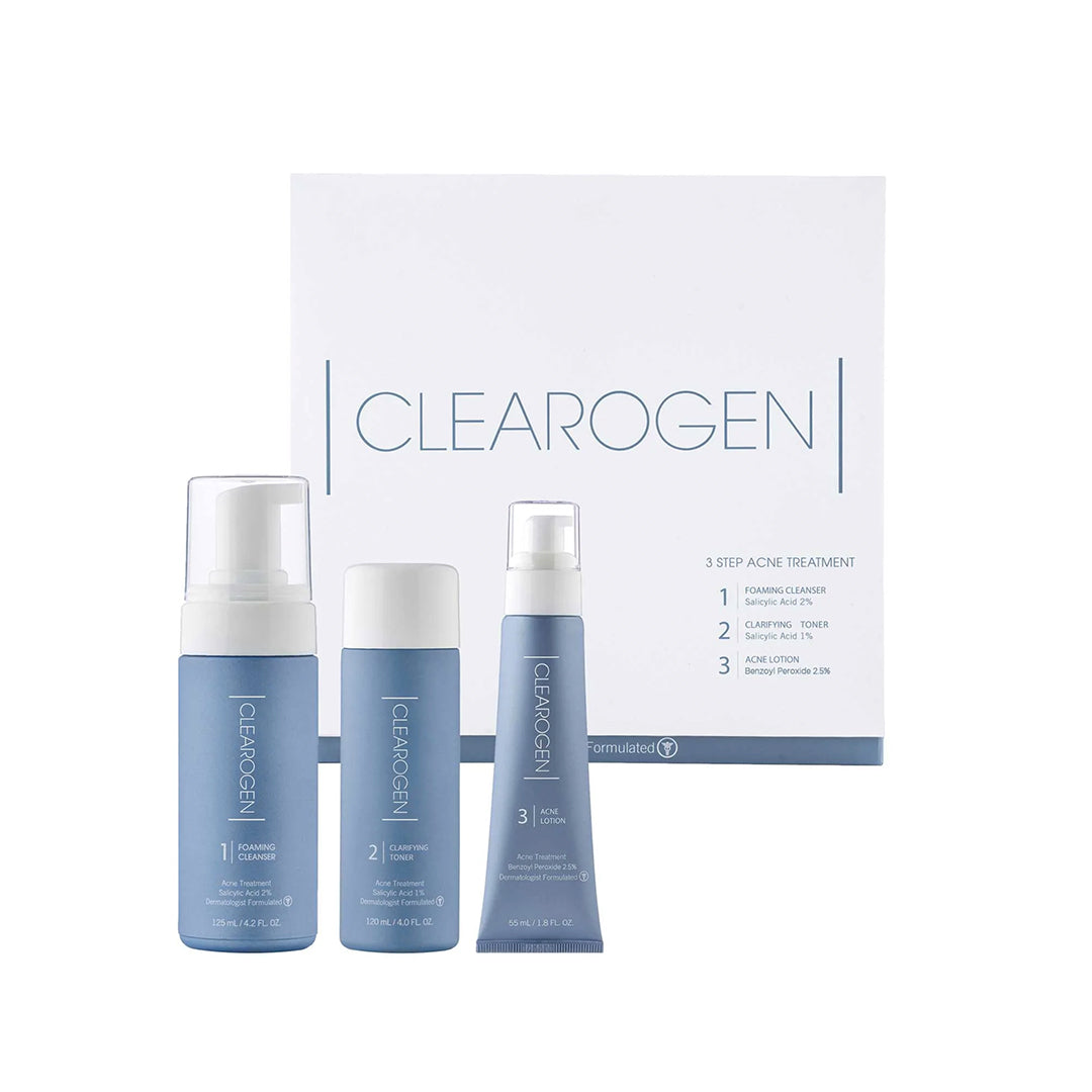 Clearogen Acne Treatment Set - Benzoyl Peroxide (2 Month Supply)